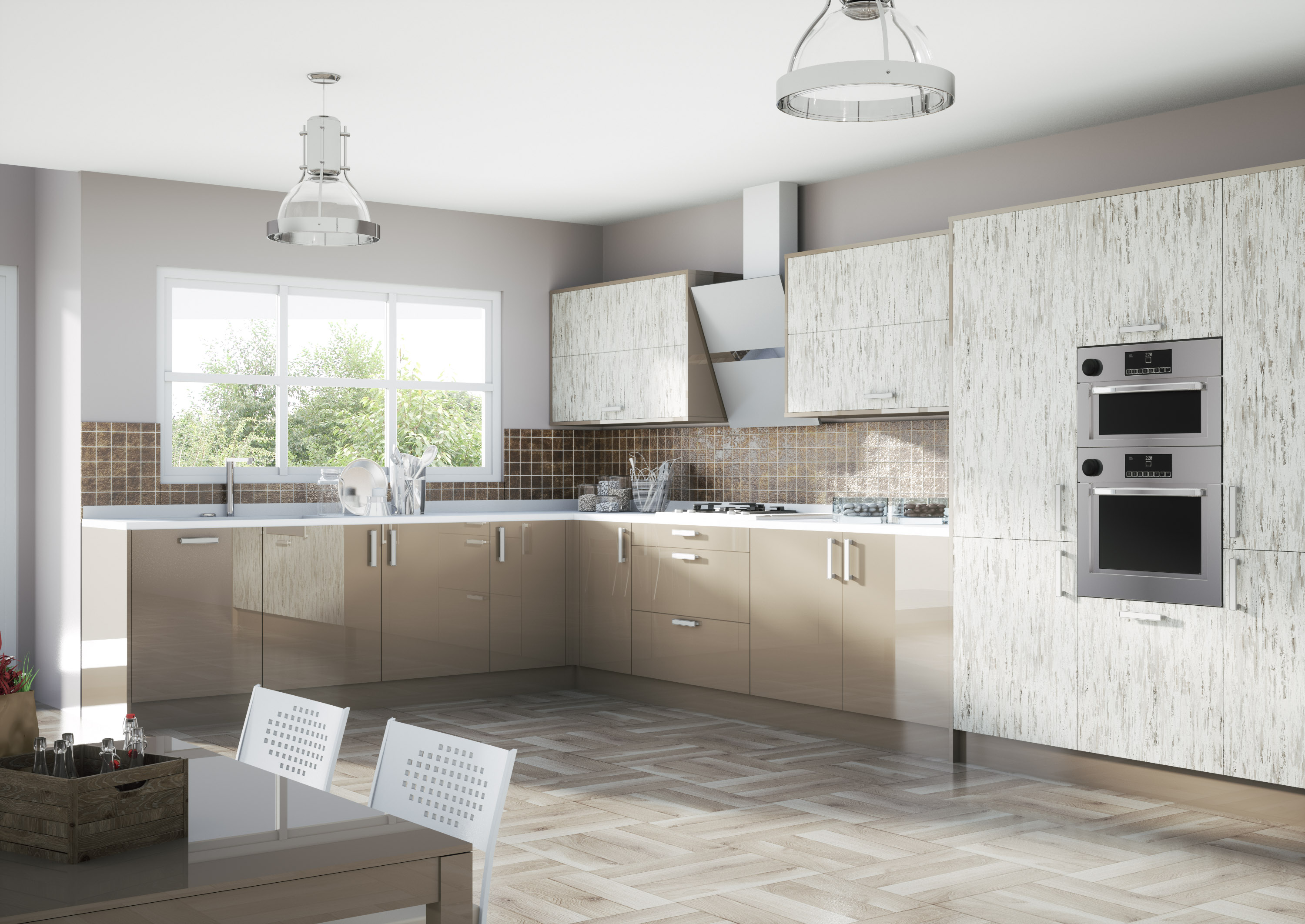 Kitchen Door Aruba Touch Terra High Gloss EzzyDoors